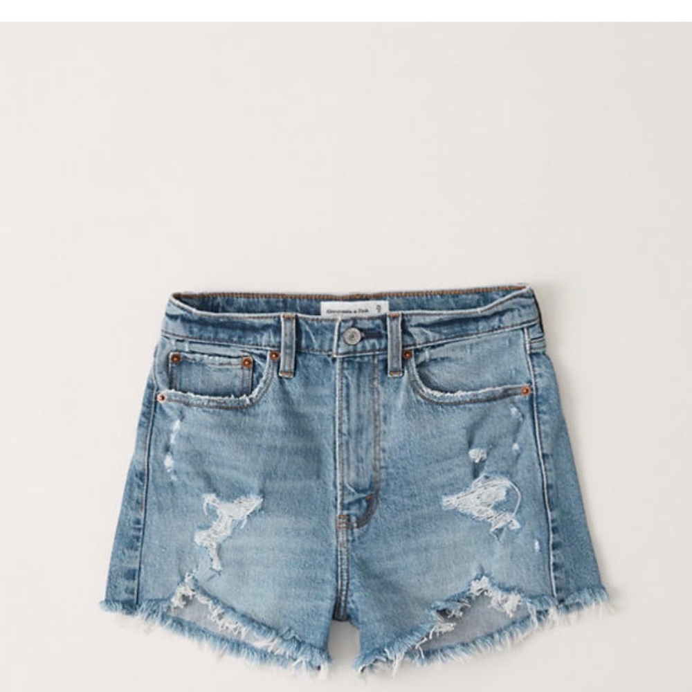 Abercrombie High Rise Mom Shorts